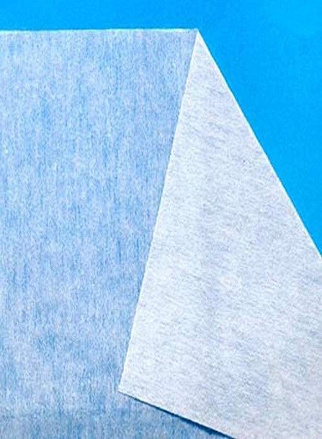 M Fabrics ورق قماش لاصق من إم فابريكس - عرض 48 بوصة، ورق أبيض لاصق للخياطة والتفصيل ودعم التطريز (بطانة لاصقة)، عبوة من مترين - Image 3